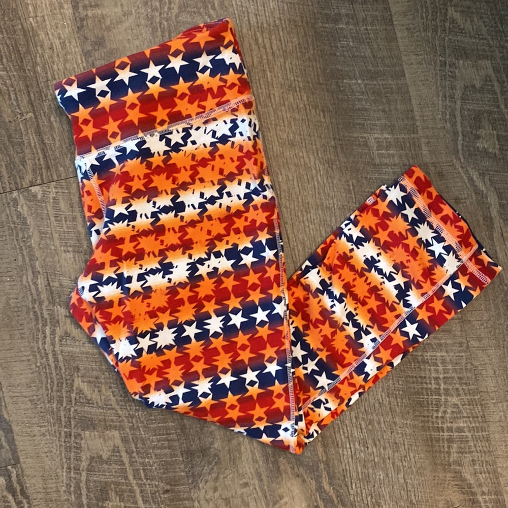 Reebok Stars & Stripes athletic leggings - Picture 1 of 2